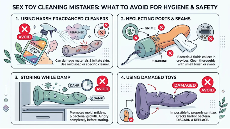 Common mistakes people make when cleaning sex toys Common mistakes people make when cleaning sex toys